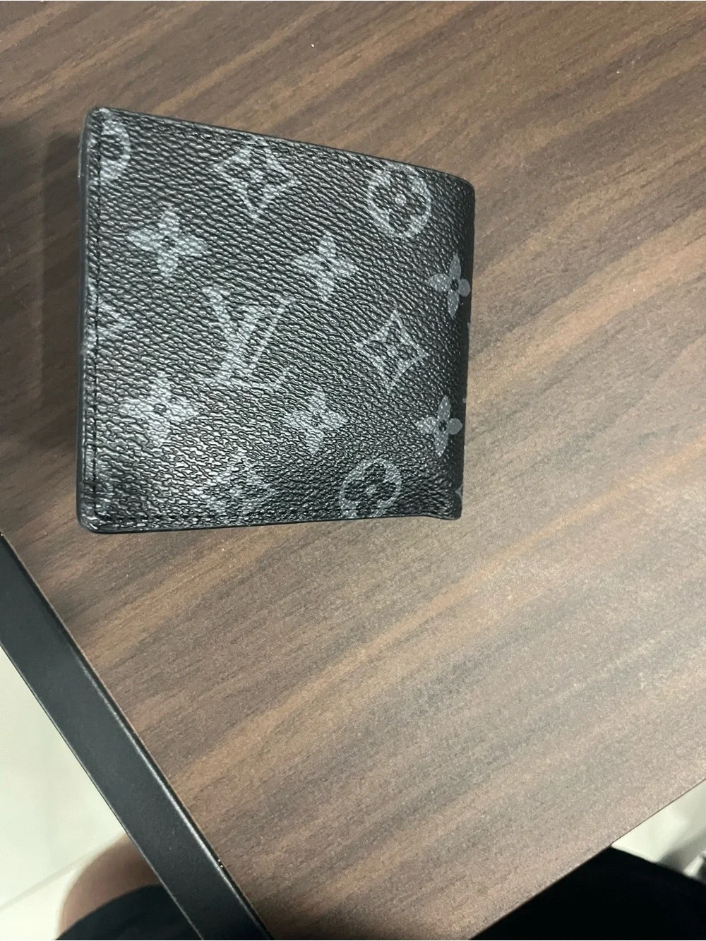 Louis Vuitton Monogram Bi-Fold Wallet in Black